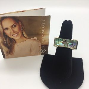 Kendra Scott Jeanne Cocktail Ring - Abalone Shell